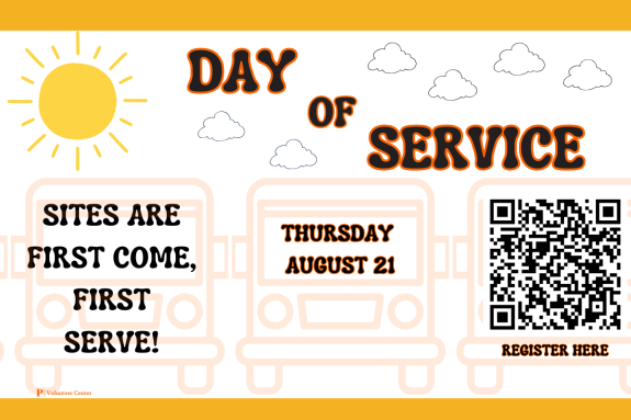 We are thrilled to invite you to Pacific Day of Service on Thursday, August 21, 2025, from 8:30am to 1pm., during Week of Welcome (WOW). This Pacific tradition highlights our deep commitment to service in our community, and on this day, we will be participate in a wide range of community projects throughout San Joaquin County.  Let's kick-off this year by making a positive impact in our community, Register today!  Please email us at volunteercenter@pacific.edu with any questions.